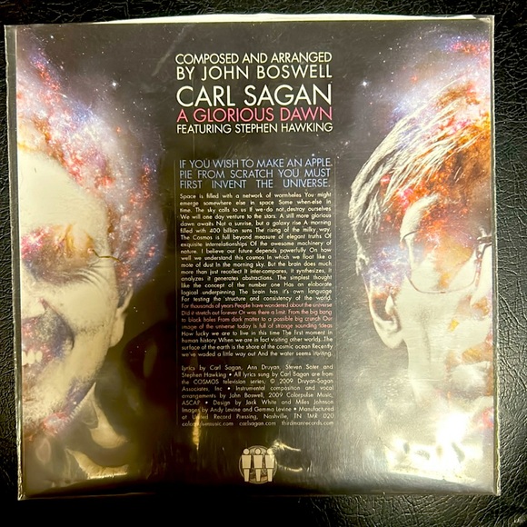 Carl Sagan - A Glorious Dawn 7” - Picture 2 of 5